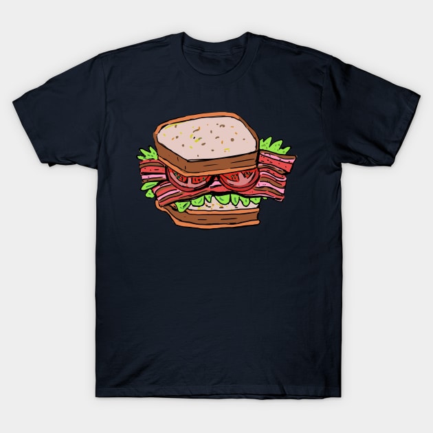 BLT Sandwich T-Shirt by Gearysworld 
